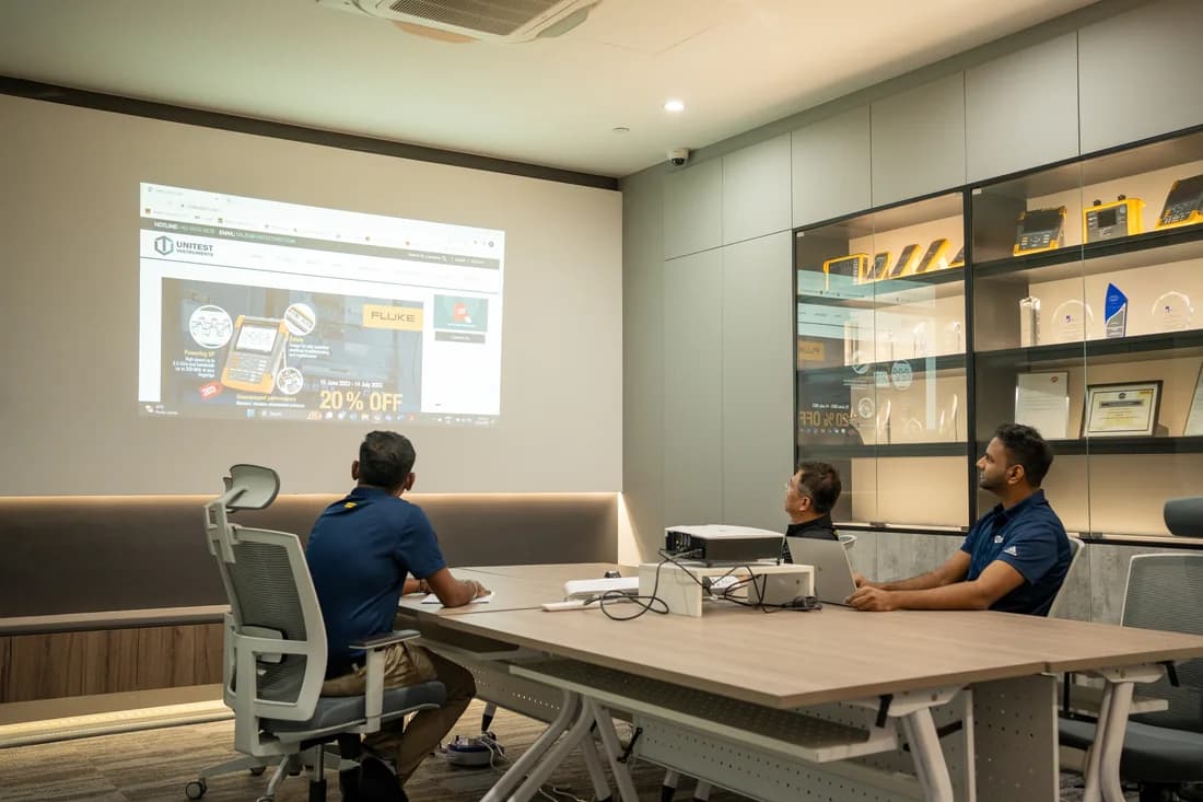Inside the Unitest Calibration laboratory